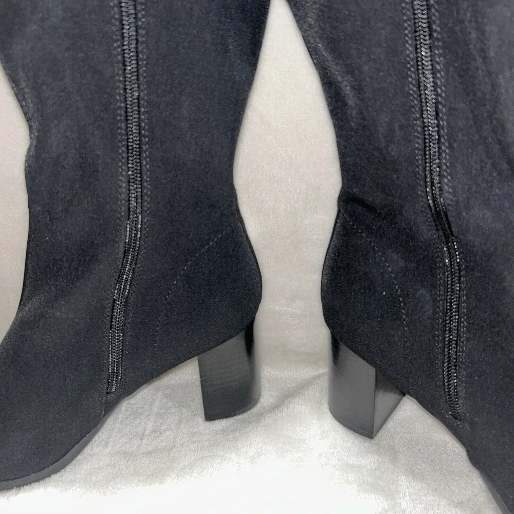 Size 7 Wide Aerosoles Women's Stretchy Micah Knee High‎ Zipper Boots